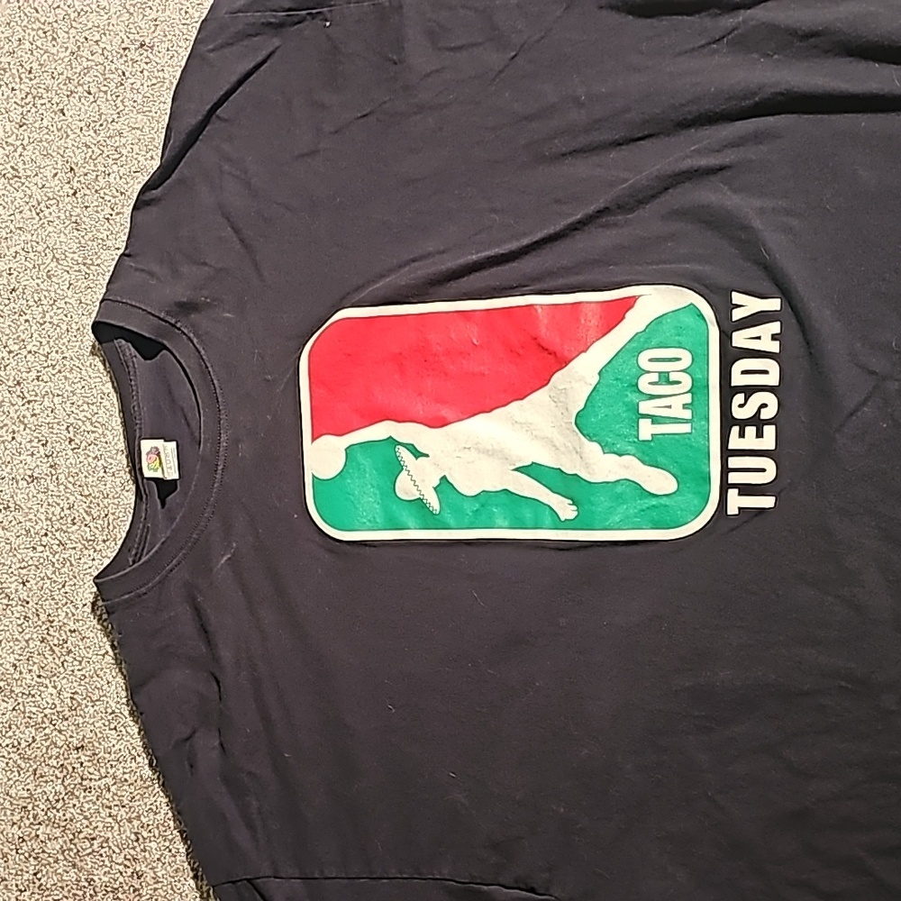 NBA logo Styled Taco Tuesday t shirt